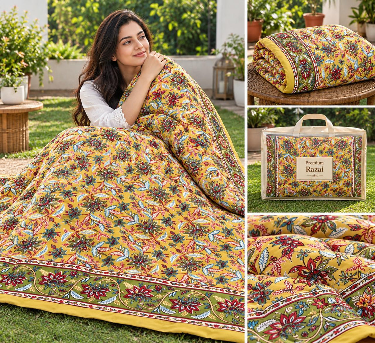 Mustard Floral Garden Jaipuri Mulmul Razai – Reversible, Cotton Filled Razai 15OVj84IpXeyGprDluUMSFBB31zMW8uiZ_w2000