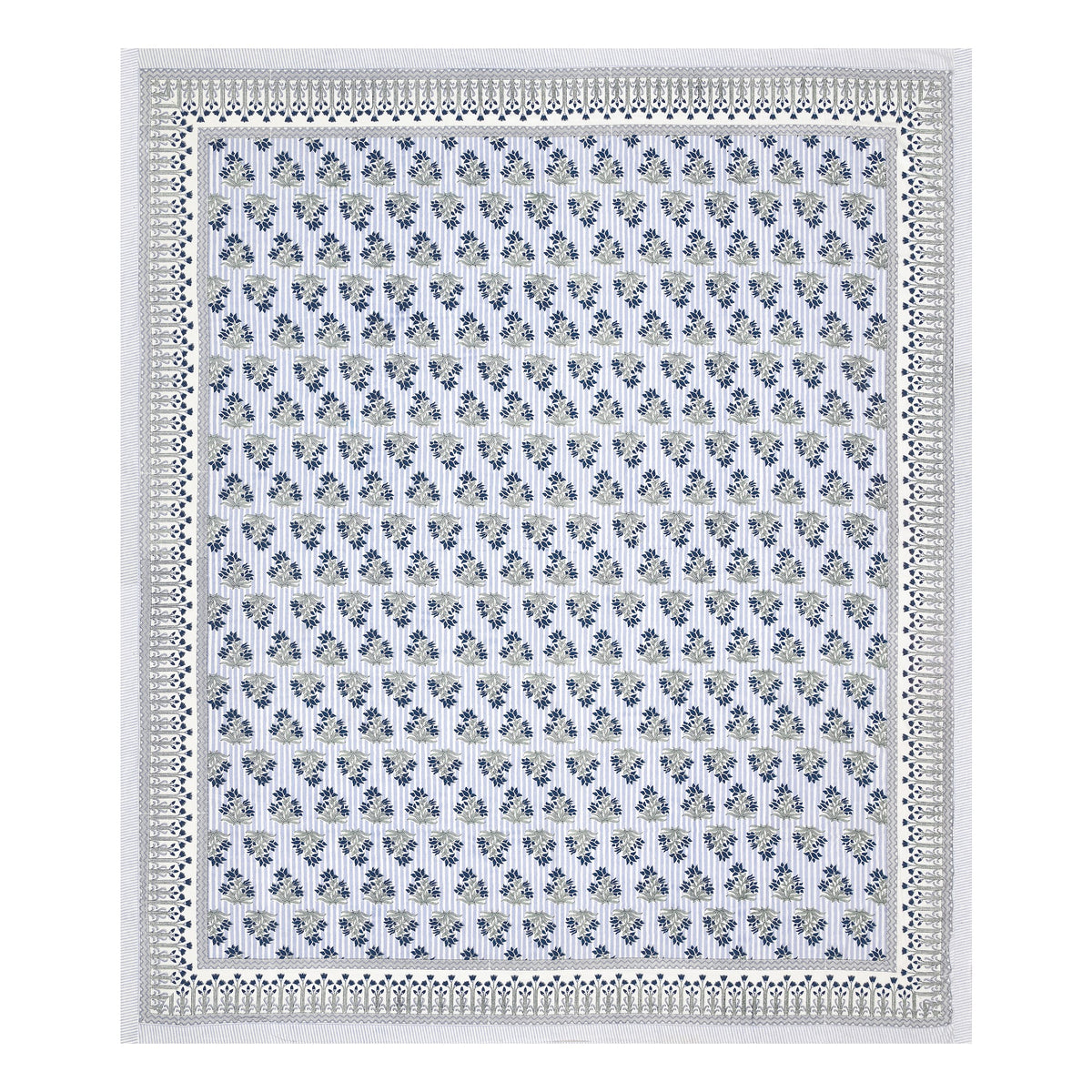 Unnati Ice Blue Mini Buta Pure Cotton Double Bedsheet 90x108 with 2 Pillow Covers Bedsheet 1AhKPuGvKFCmSsk5O8QBU6NMSJqCxFhsZ_w2000