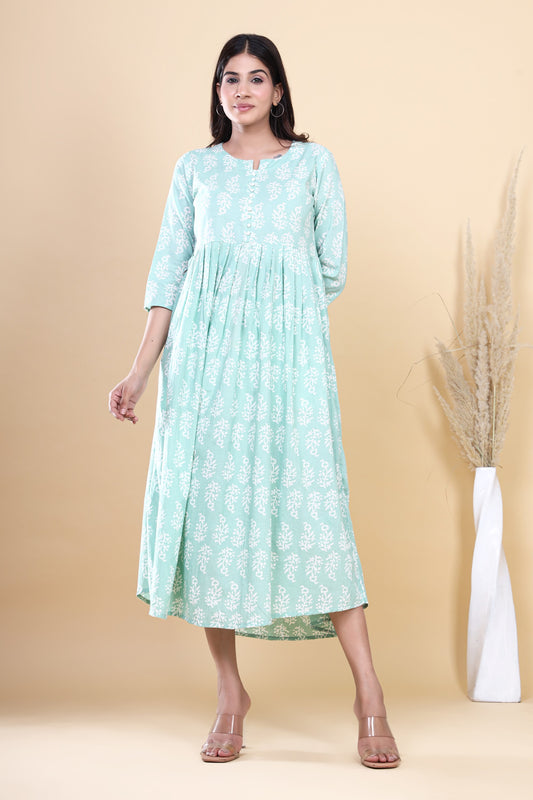 Printed Cotton Tiered Kurti Dress – Mint Long (Make to Order) Ready to Wear 1DC3DOzXpzrpxyvO_Bo71cjR4FTcsKEv5_w2000