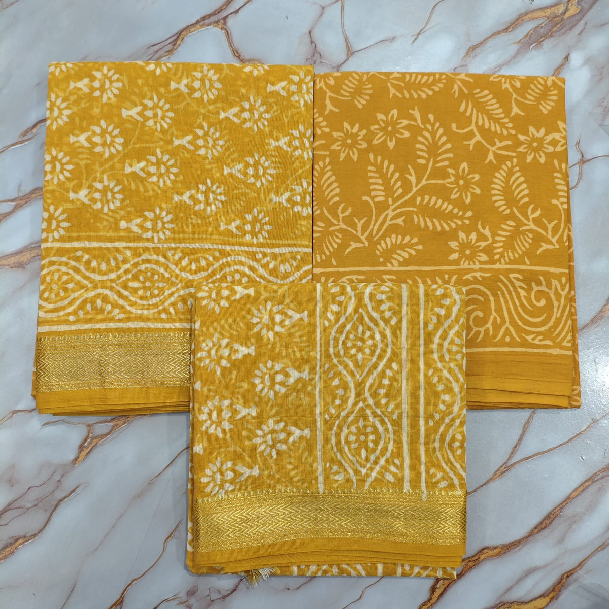Maheshwari Silk Hand Block Print Suit Material | Sunehri Buta – Golden Mustard Buta | Mustard Yellow & White | Golden Zari Border | Wholesale Suit Material 1ETVvcqUpApHzoYwm8emSvMf_9Qguf1B1_s0