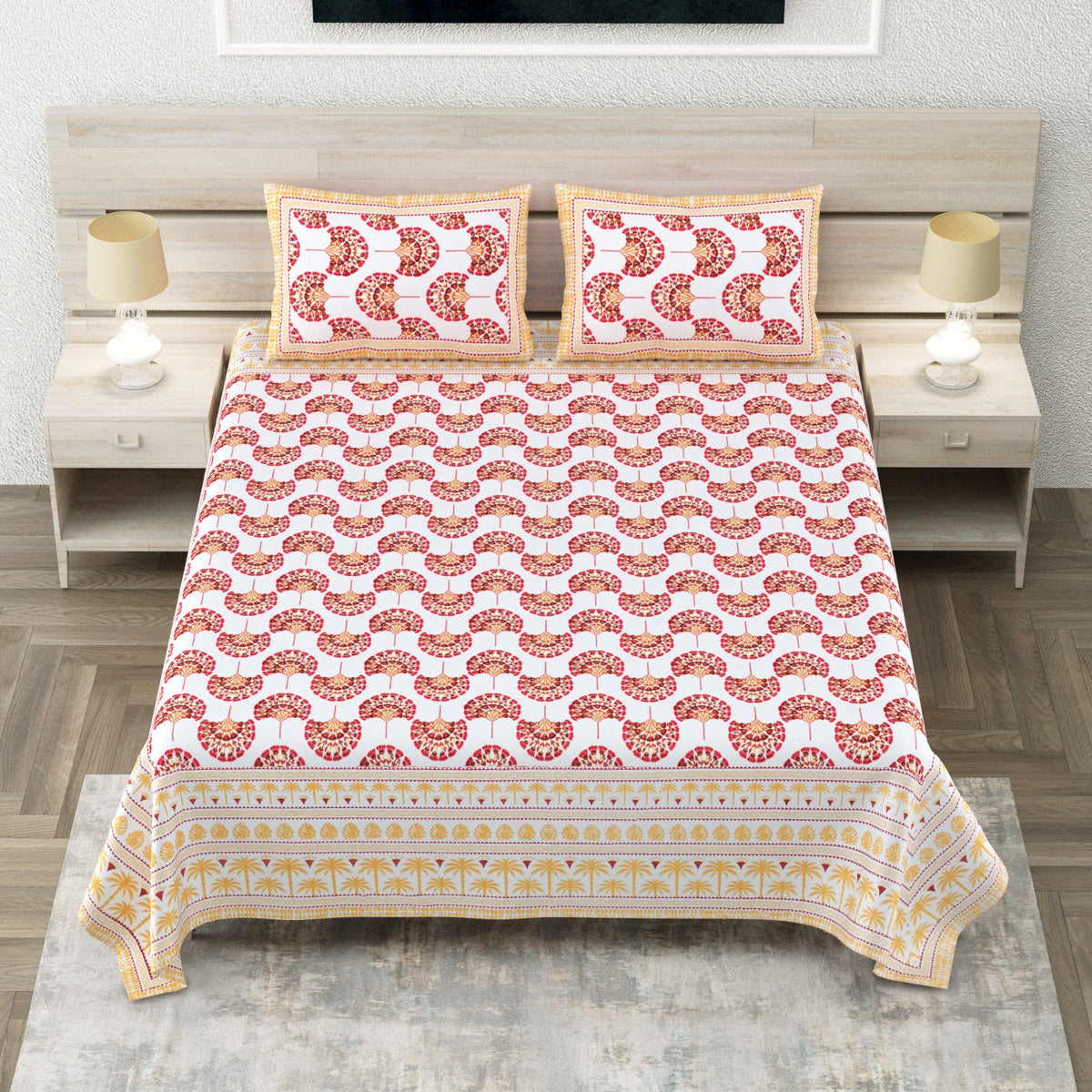 Avantika Red Fan Scallop Cotton Super King Bedsheet 108x108 With 2 Pillow Covers Bedsheet 1ElMAnY94s3cwNknwsOLPxSwGAfxEqb6t_w2000