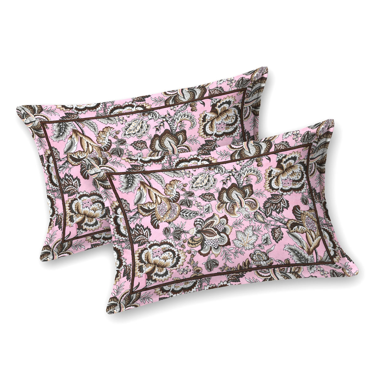 Kalashree Mauve Floral Jaal Premium Cotton Double Bedsheet 100x108 with 2 Pillow Covers Bedsheet 1F5vJY2z6tgAF2T79vr_pgTAEY1ltsa8b_w2000