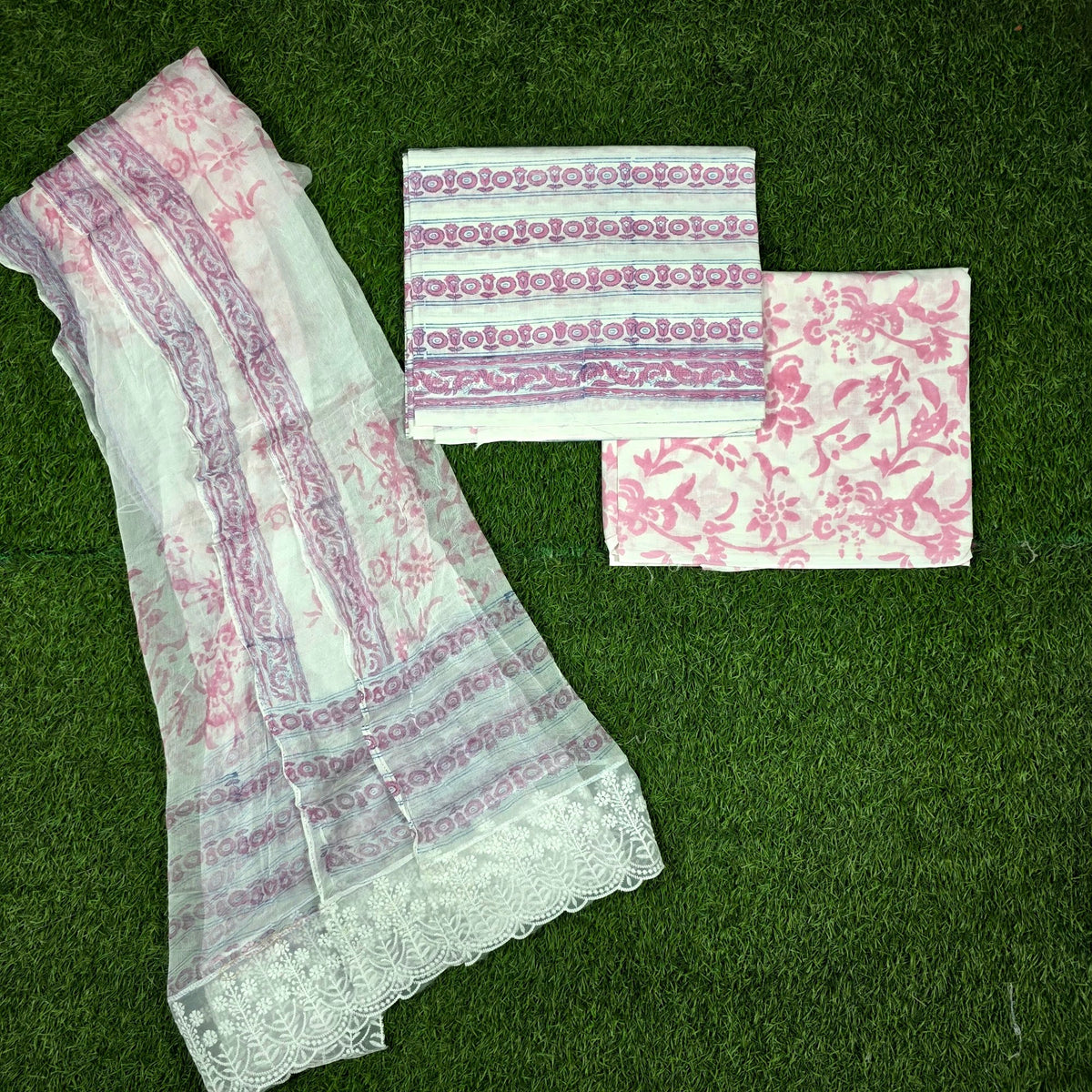 Gulnaar Lilac Pink Stripe Hand Block Print Cotton Suit with Chiffon Dupatta – Unstitched 3 Piece Suit Material 1GmAkuA1KWKjVdl77Dyy62Wf6sO_KHt9Q_w2000