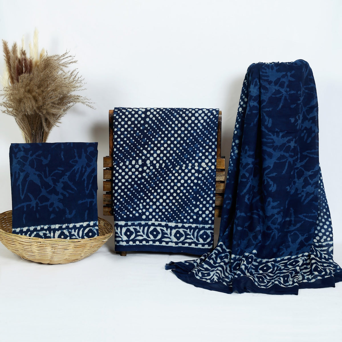 Hand Block Print Cotton Suit Material with Mulmul Dupatta | Neel Jaali Bindi – Indigo Dot Jaal | Indigo & White | Wholesale Suit Material 1HjcV5sbbPOe_LcExVNBuZbbTq2o-ixjb_w2000