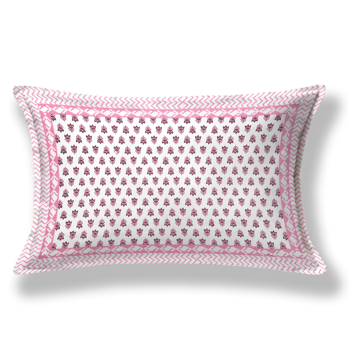 Elora Pink Buti Border Murugan Cotton Single Bedsheet 60x90 with 1 Pillow Cover Bedsheet 1Jr3vu9E5fSrKXNgoyF0QG3GG0RGD76Sm_w2000