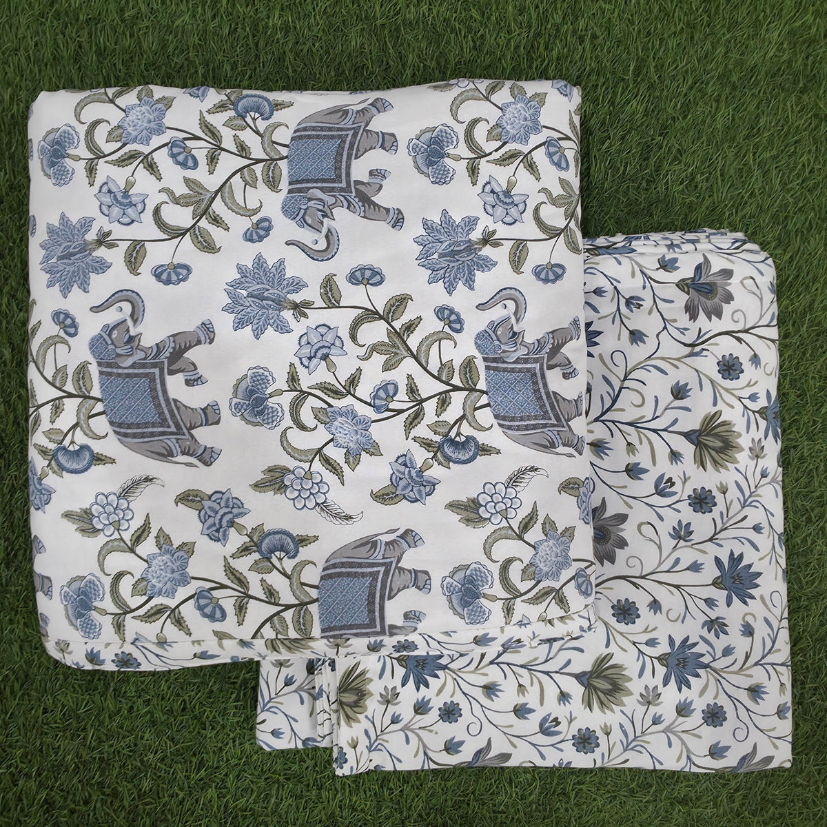 Blue Elephant Garden Reversible Single Dohar – Pack of 2 (58x87 in) Dohar 1LHTHYswchPQ9t_lFPQgSS8dj17XnF2hT_w2000