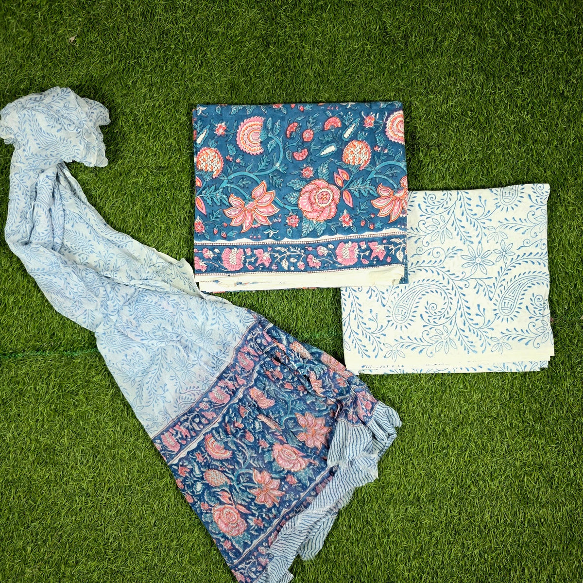 Gulnaar Teal Pink Rose Hand Block Print Cotton Suit with Chiffon Dupatta – Unstitched 3 Piece Suit Material 1THgcVvGE0EZ-nD1OGRh_AeX2bGtRdmWa_w2000