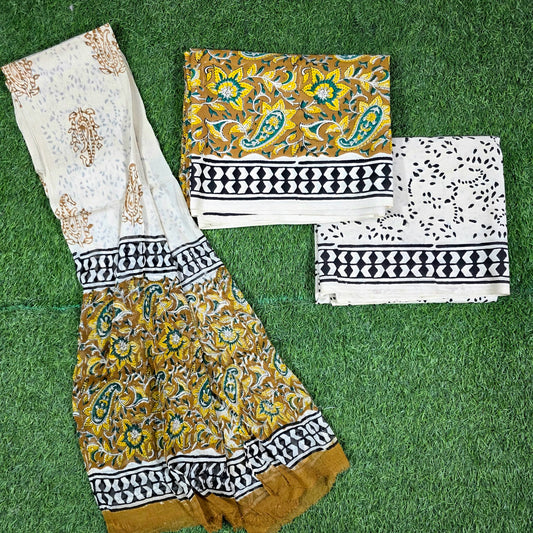 Gulnaar Mustard Paisley Black Hand Block Print Cotton Suit with Chiffon Dupatta – Unstitched 3 Piece Suit Material 1W5sSLa9RaOk_4JHQLAyATTIrQcFq4Kd7_w2000