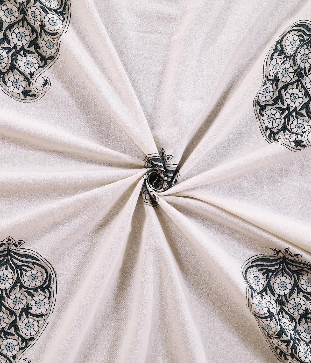 Grey Keri Hand Block Printed Murugan Cotton Double Bedsheet 95x108 with 2 Pillow Covers Bedsheet 1XVId_rU7sEP2QUwE7o856hvth83V0_np_w2000