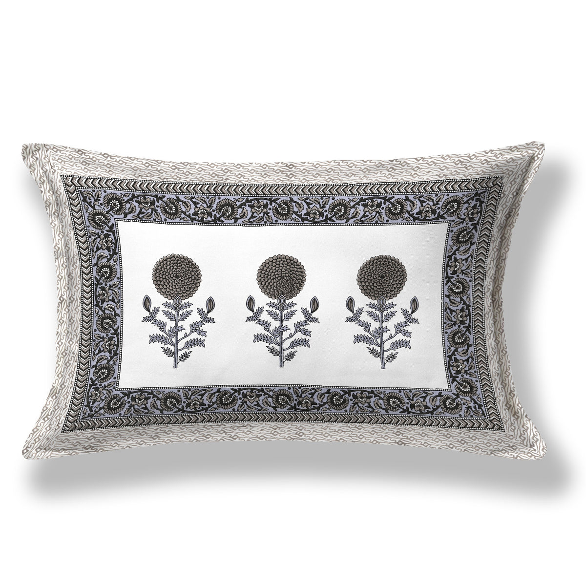 Elora Grey Marigold Buta Murugan Cotton Single Bedsheet 60x90 with 1 Pillow Cover Bedsheet 1ZsH2P_LDM9HRAiRNQO0a7PPhirjRef_S_w2000