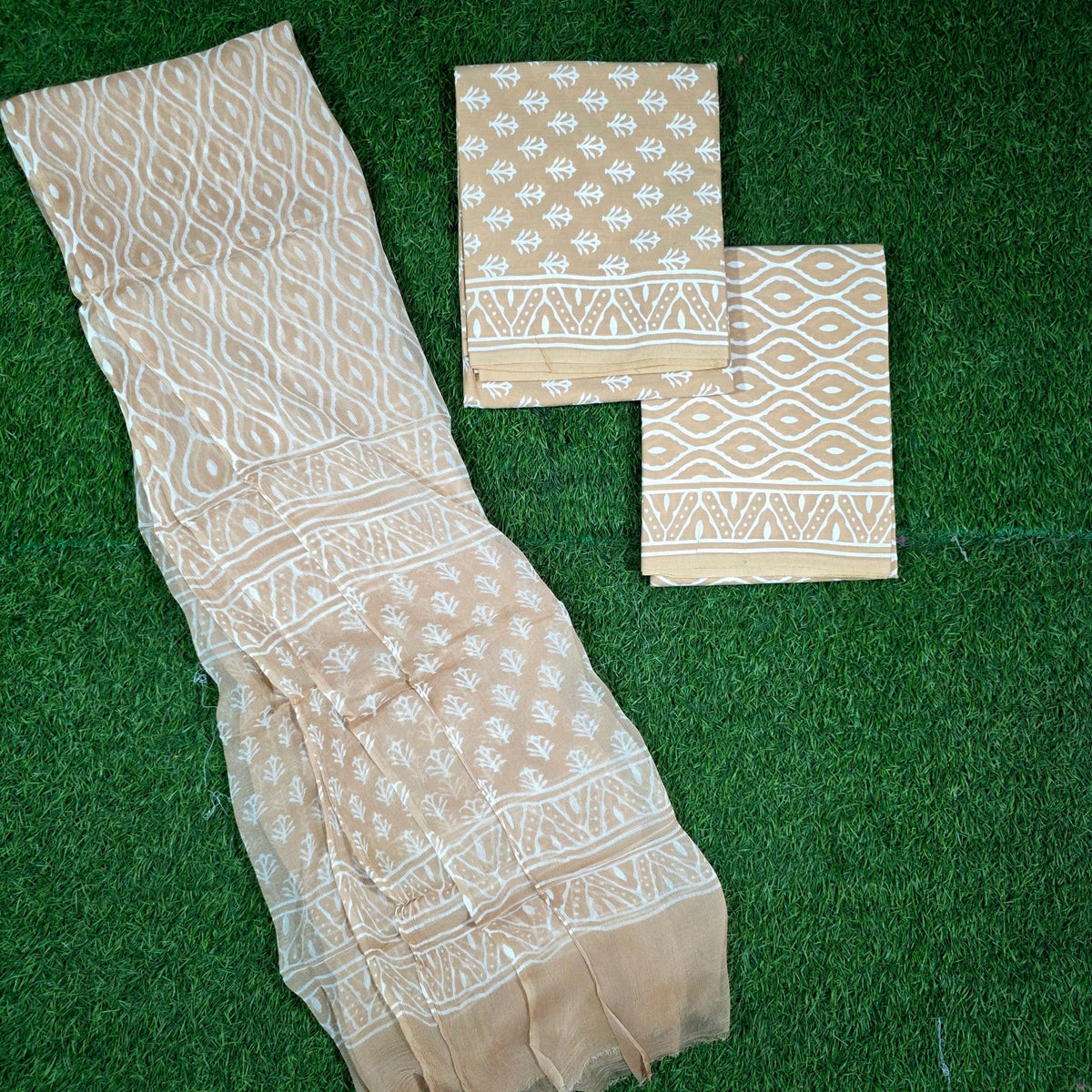 Gulnaar Beige Kairi Hand Block Print Cotton Suit with Chiffon Dupatta – Unstitched 3 Piece Suit Material 1ZuiE9L9OTSVAISC_BgsZHoM-AS1CLNRP_w2000