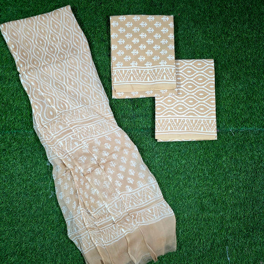 Gulnaar Beige Kairi Hand Block Print Cotton Suit with Chiffon Dupatta – Unstitched 3 Piece Suit Material 1ZuiE9L9OTSVAISC_BgsZHoM-AS1CLNRP_w2000