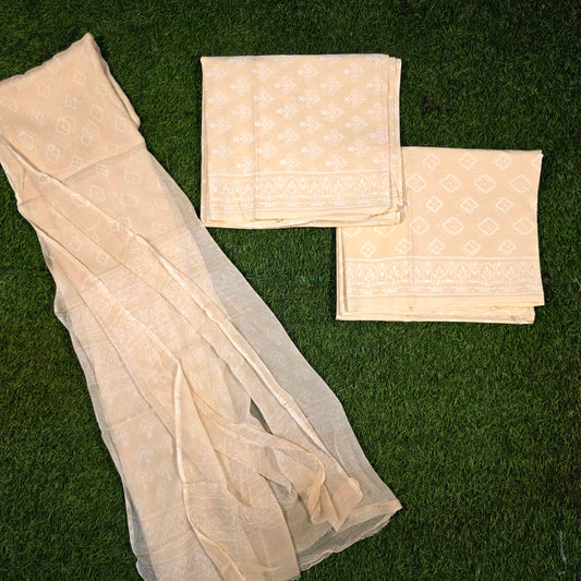 Gulnaar Peach Buti Hand Block Print Cotton Suit with Chiffon Dupatta – Unstitched 3 Piece Suit Material 1bWQUWrwDzAozi2lFcmqFP5fHwEep3R20_w2000