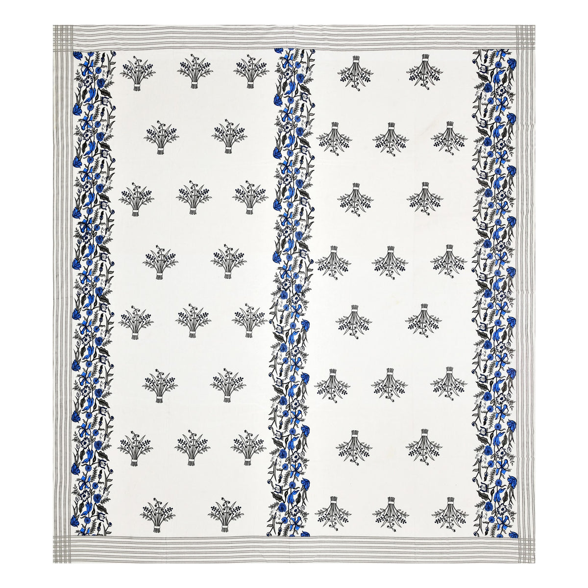 Kalashree Blue Border Floral Bel Premium Cotton Double Bedsheet 100x108 with 2 Pillow Covers Bedsheet 1cJ9n_N1lxcxR-0VqWKyRsCaYt_zY_828_w2000