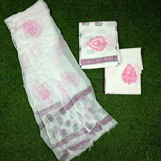Gulnaar Pink Paisley White Hand Block Print Cotton Suit with Chiffon Dupatta – Unstitched 3 Piece Suit Material 1cYn-2-s7O8S13bbDJfeSXp7FGQcZonK7_w2000
