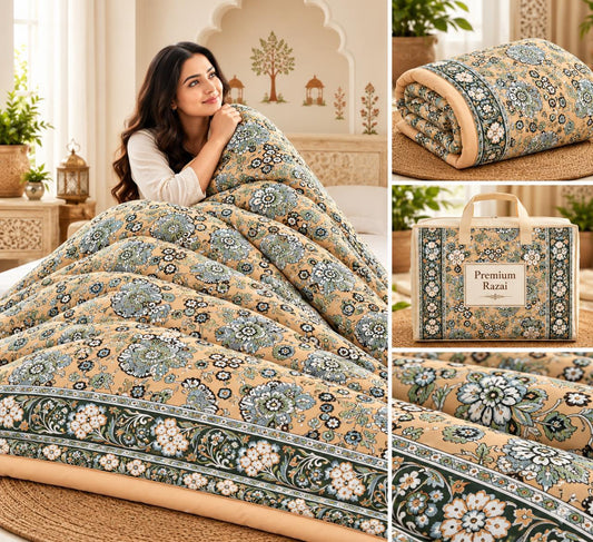 Beige Black Floral Jaipuri Mulmul Razai – Reversible, Cotton Filled Razai 1dhoazWzXBN9yLE1nkknixlVvWx_UKNtV_w2000