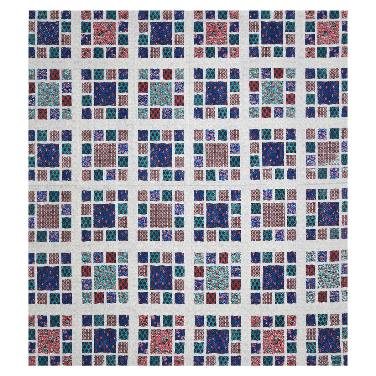 Kalashree Blue Patchwork Check Premium Cotton Double Bedsheet 100x108 with 2 Pillow Covers Bedsheet 1i9Arou9j7eB-tMJsThS8JP4YKhG2ugy__w2000