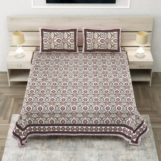 Avantika Maroon Geometric Tile Cotton King Size Bedsheet 108x108 with 2 Pillow Covers Bedsheet 1jXgny5RRptoygbwUhJiBFI1RTkuzvMwB_w2000