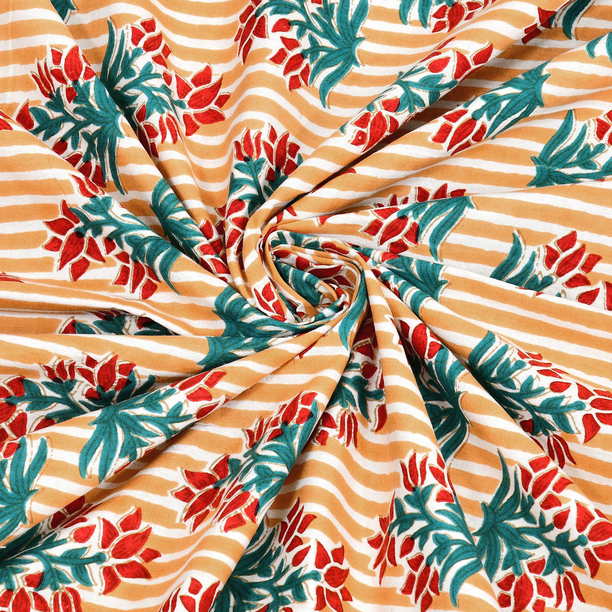 Unnati Peach Teal Buta Pure Cotton Double Bedsheet 90x108 with 2 Pillow Covers Bedsheet 1ja-5yX4csYUjzcVxYcm_cMH3XSqbQ-US_w2000