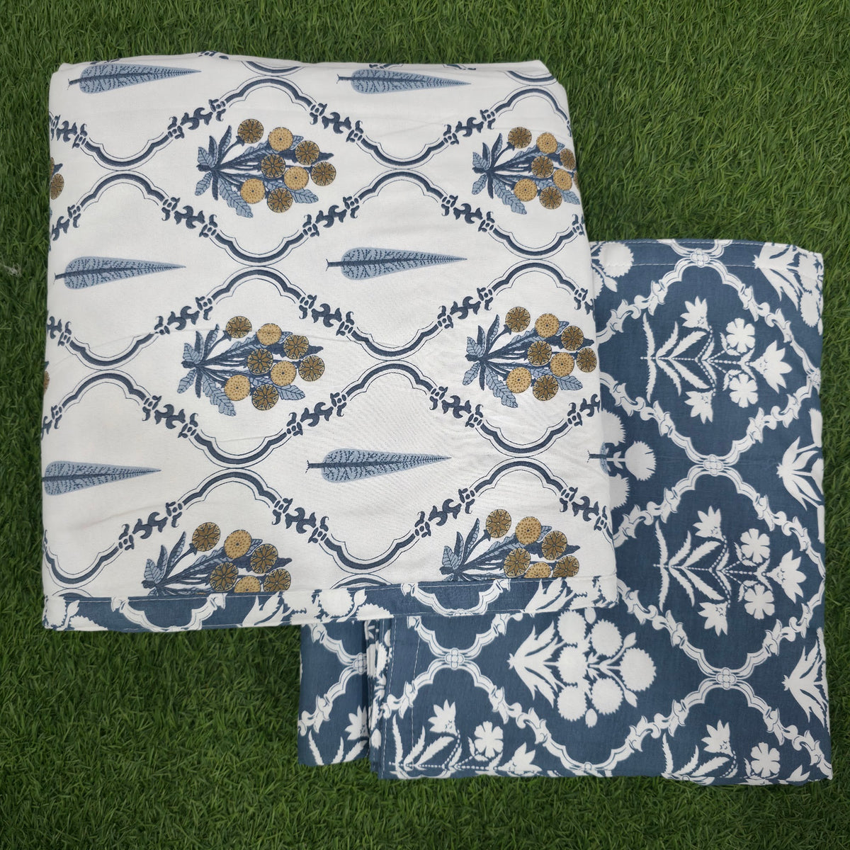 Indigo Diamond Buta Jaal Reversible Single Dohar – Pack of 2 (58x87 in) Dohar 1kpj06bWW4JRJZJ8cARtKDUsjgmjqBmV9_w2000