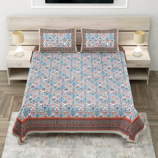Avantika Blue Maroon Jaal Cotton Super King Bedsheet With 2 Pillow Covers Bedsheet 1mIyNS2LI2ChBhwDp0cV5NGjdLGPpxzLG_w2000