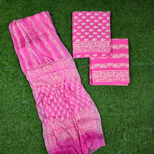 Gulnaar Hot Pink Buti Hand Block Print Cotton Suit with Chiffon Dupatta – Unstitched 3 Piece Suit Material 1o9HRIerRWanbLBzO4O2UiHWJsp6tfjoB_w2000