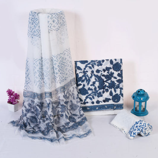 Navy White Floral Hand Block Print Cotton Suit with Chiffon Dupatta – Unstitched 3 Piece Suit Material 1qbobs_7BRlTbzRxyyNcc3xSIZTKYx3Ci_w2000