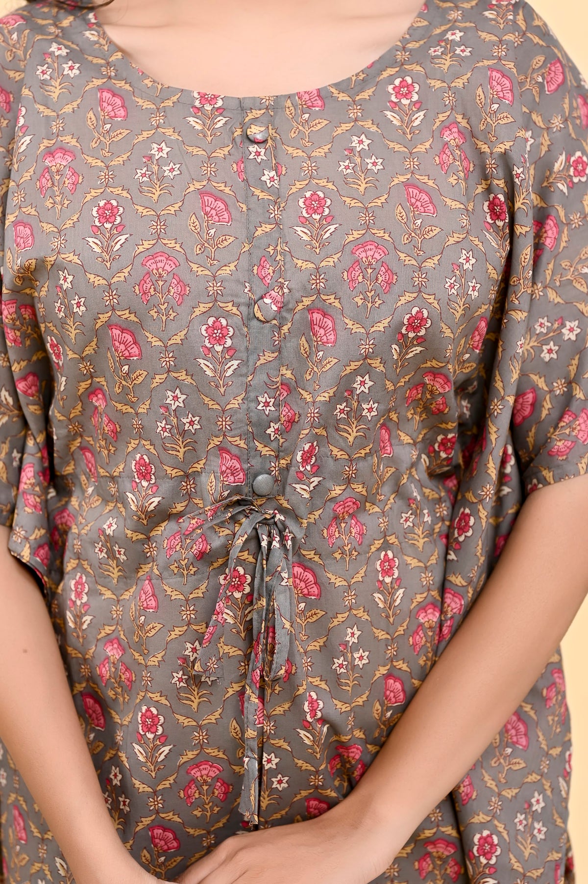Printed Cotton Kaftan Dress 36 inch Knee Length – Mauve Floral (Make to Order) Ready to Wear 1v7h6MGHXioRKb9WbNNSjaBIOsPKp34ME_w2000_675befd2-375c-457d-b2ab-044289f9ce4f