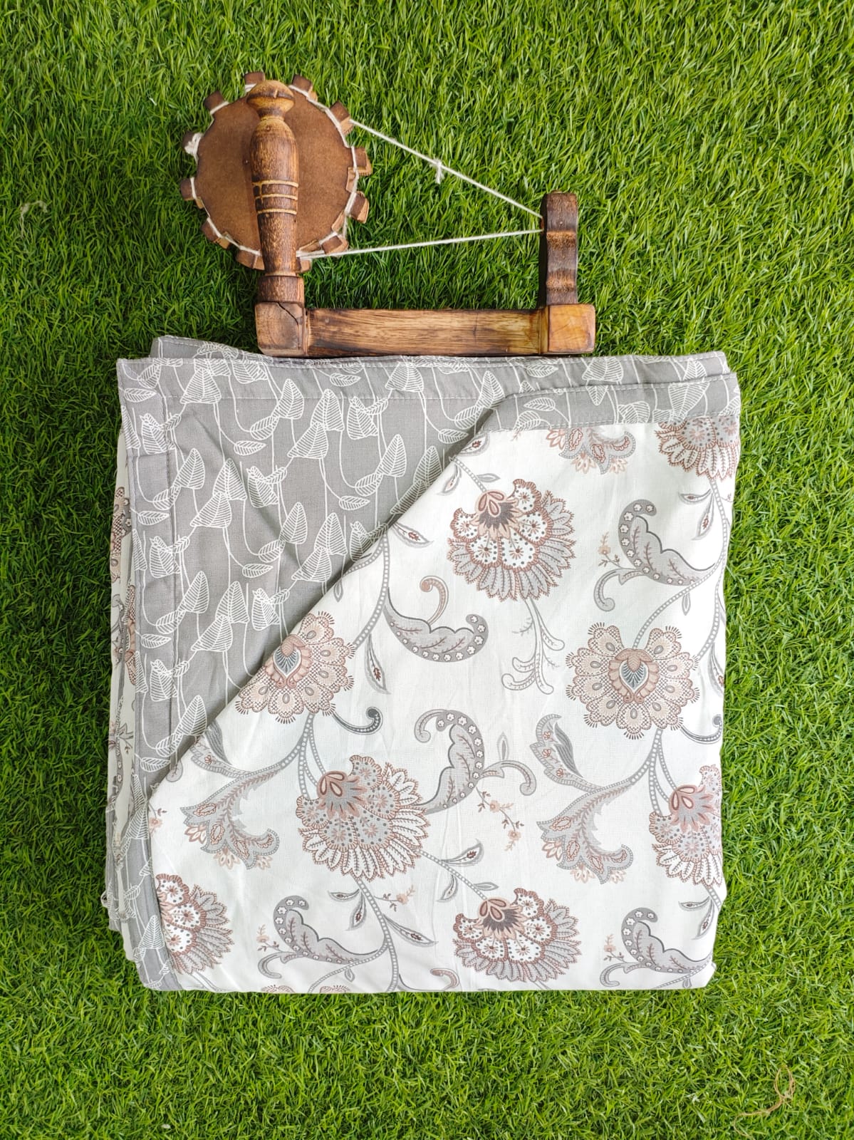 Grey Paisley Floral Reversible Double Bed Dohar 90x100 – Styler Collection Dohar 1wCxUlouQw1Kyu6S2aatqSmnaMjxdQjcJ_w2000