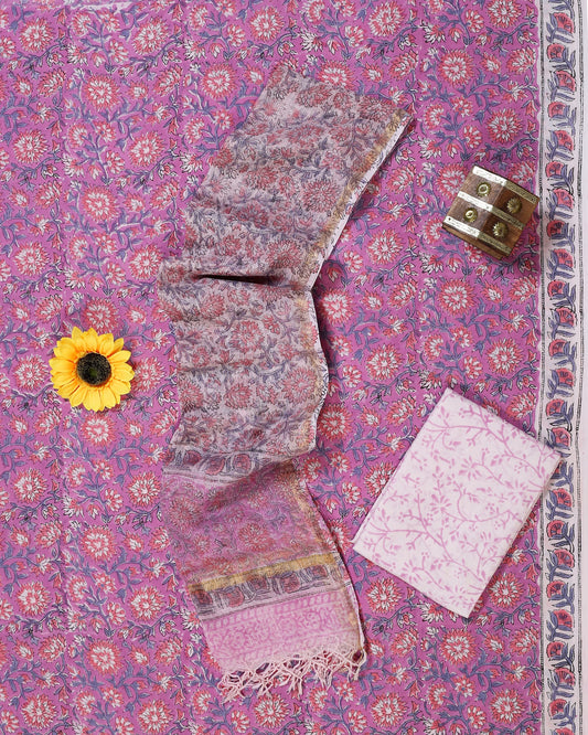 Rangeen Lilac Pink Floral Hand Block Print Cotton Suit with Kota Doria Dupatta – Unstitched 3 Piece Suit Material 1wV92JJgfEfcsBUiu9z_PK8zFymPo31R8_w2000
