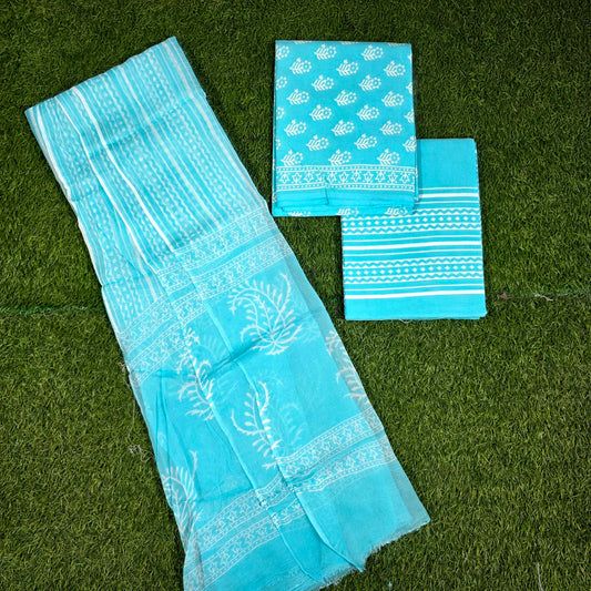 Gulnaar Turquoise Buti Hand Block Print Cotton Suit with Chiffon Dupatta – Unstitched 3 Piece Suit Material 1xokNr8R21b-miHHAMNlT-fdyhcv7EXkv_w2000