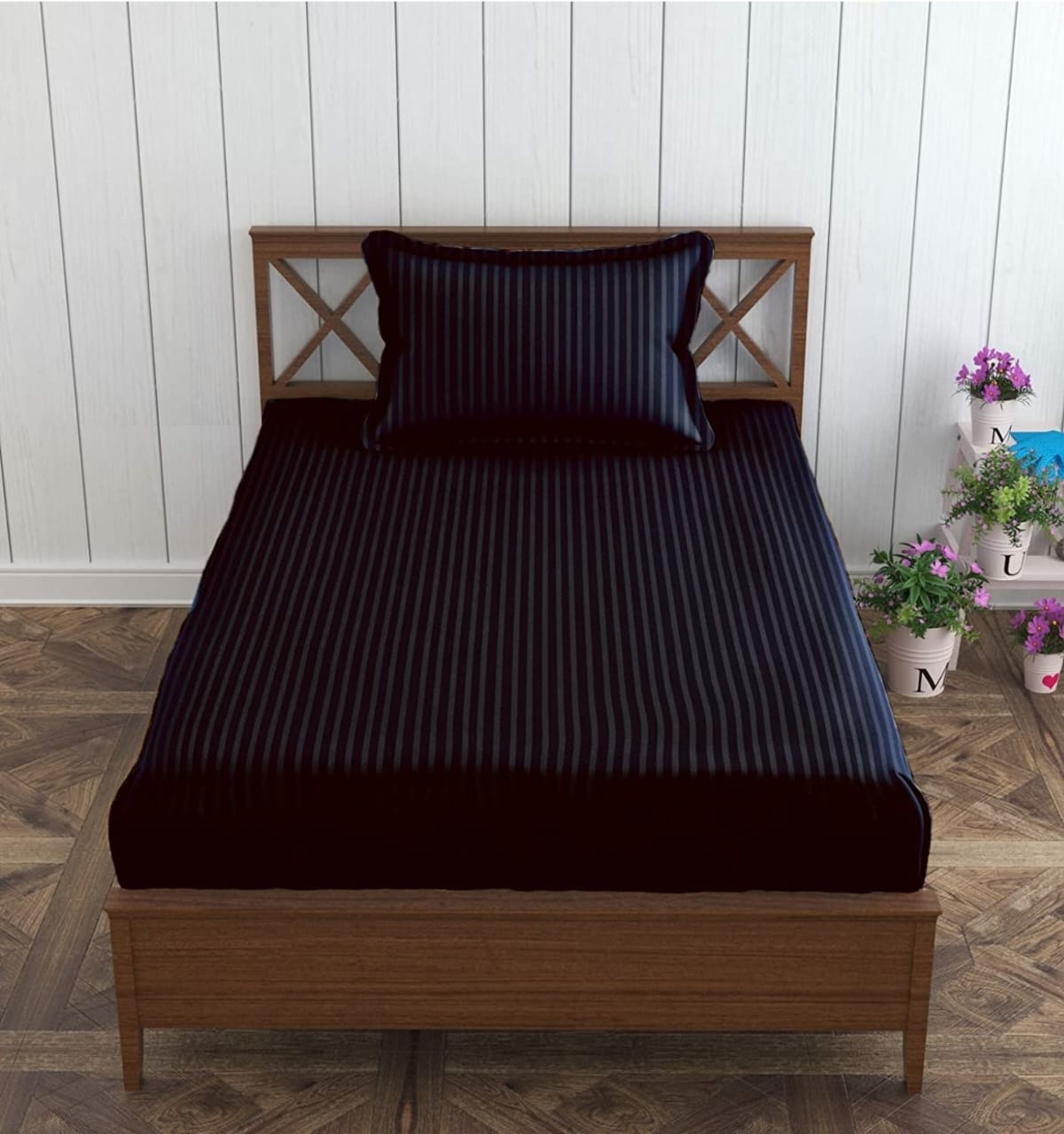 Plain Cotton Satin Stripe Single Bedsheet 63x90 with Pillow Cover | 8 Colours | Wholesale Wine Bedsheet 1zl0u8hCd4w_2opMwnGesH8fiEcJXcoF4_s0