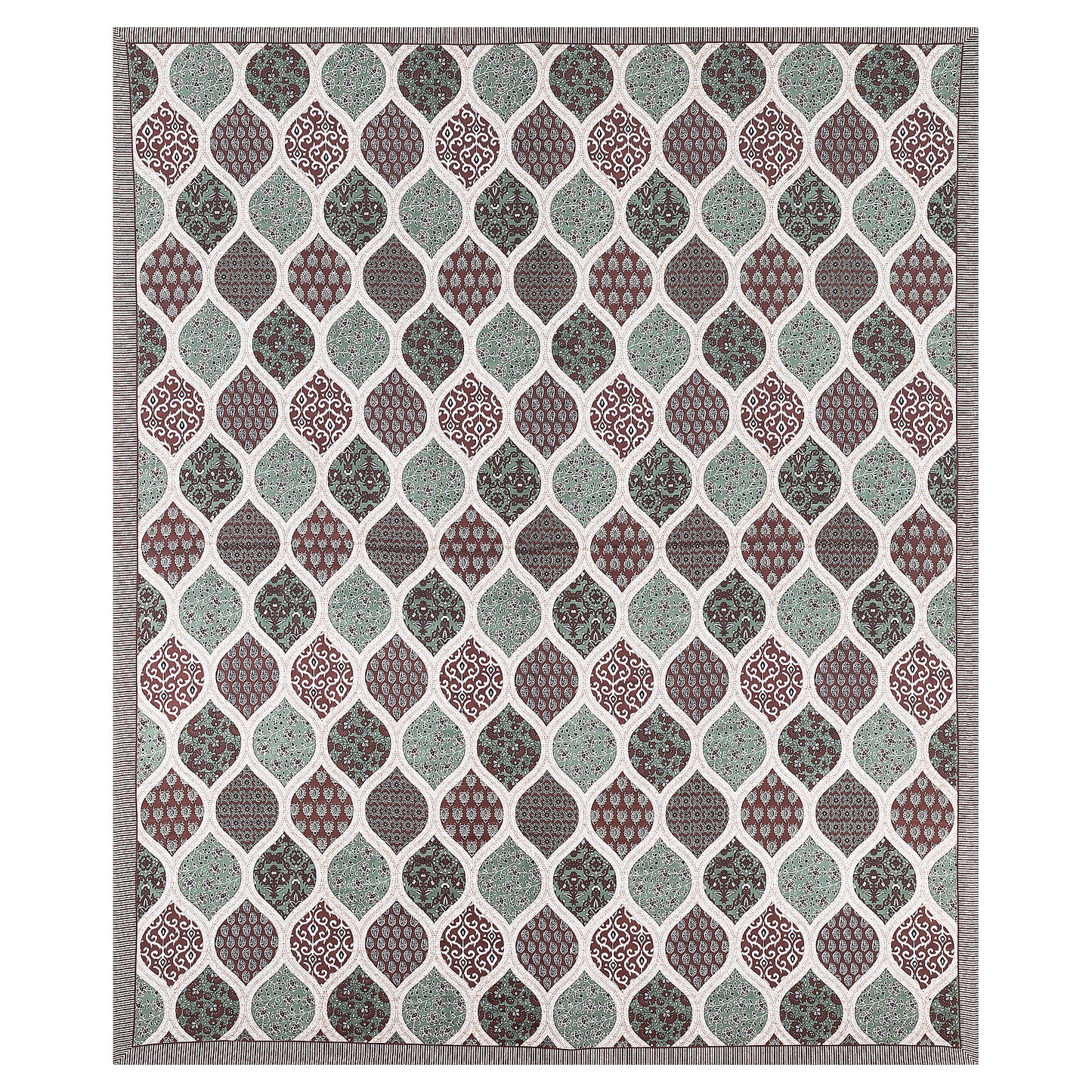 Jaipur Printed Double Bed Bedsheet Bedsheet JaipurBedsheetManufacturer_3