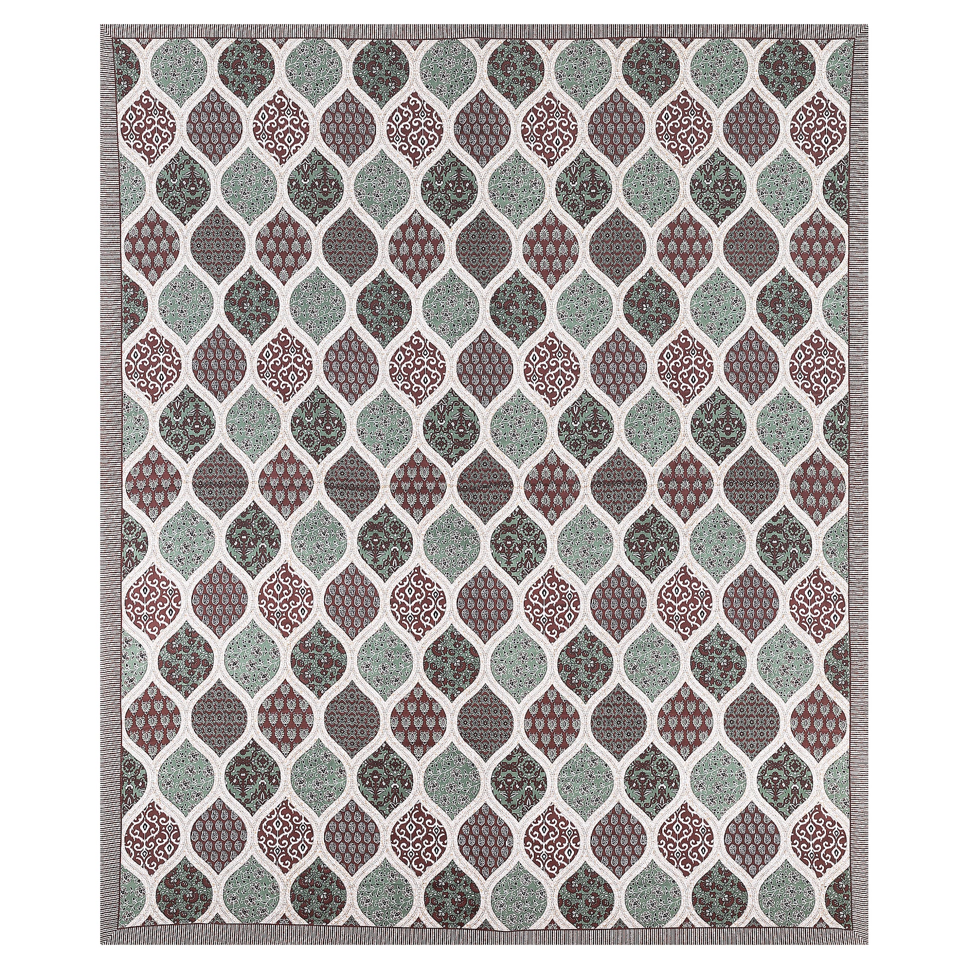 Jaipur Printed Double Bed Bedsheet Bedsheet JaipurBedsheetManufacturer_3