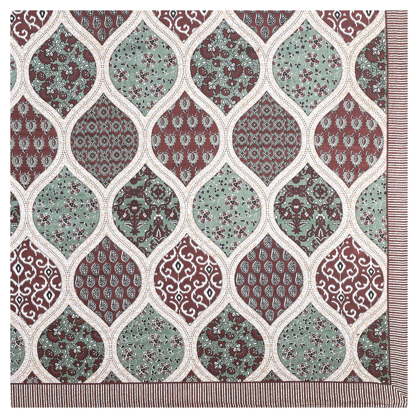 Jaipur Printed Double Bed Bedsheet Bedsheet JaipurBedsheetManufacturer_4