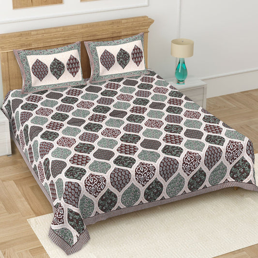 Jaipur Printed Double Bed Bedsheet Bedsheet Jaipur_Bedsheet_Manufacturer_1_1