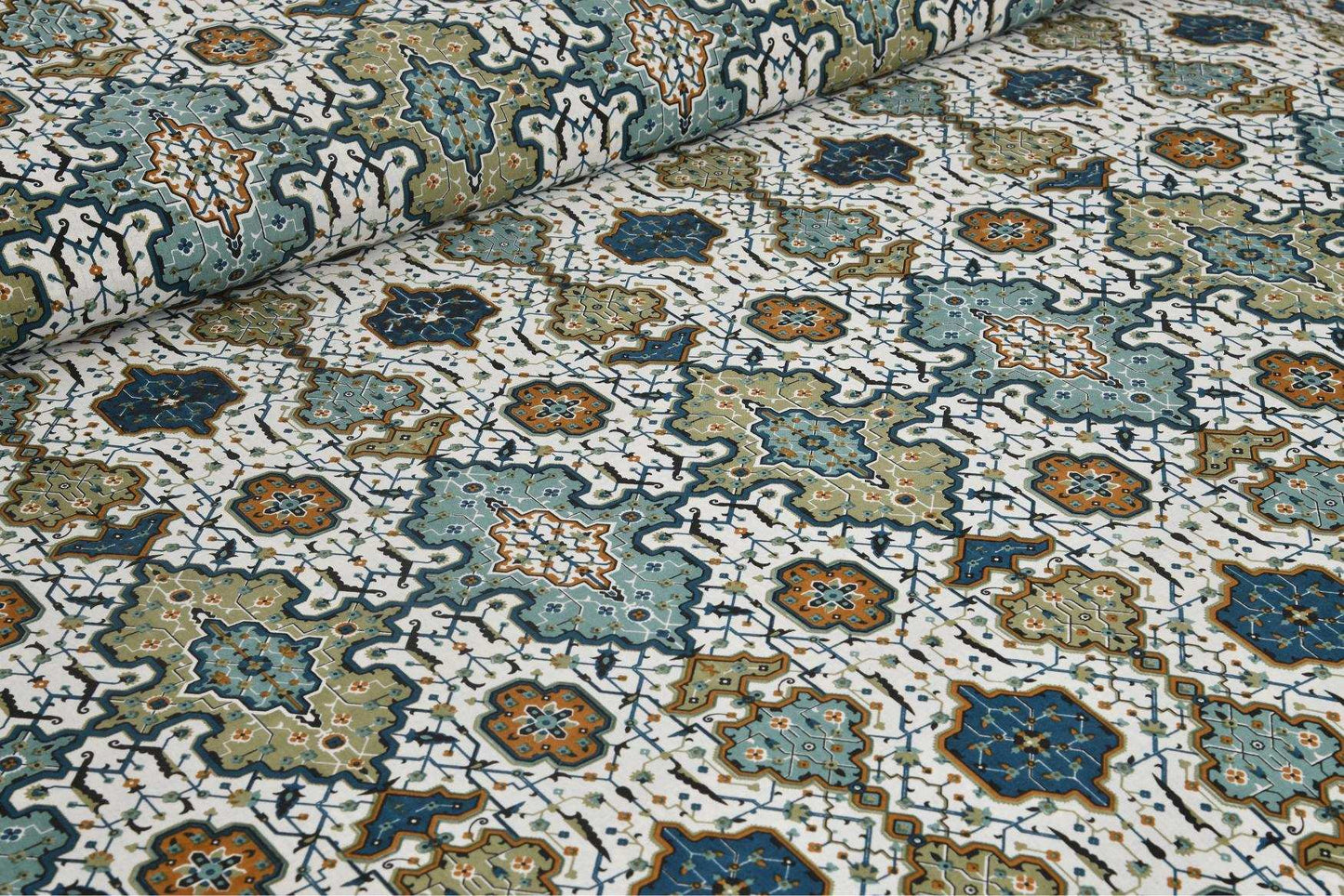 Jaipur-Inspired King Size Bedsheet – Hand Block Print | 100% Cotton Bedsheet NAKSHATRA02-BROWN-D-_4