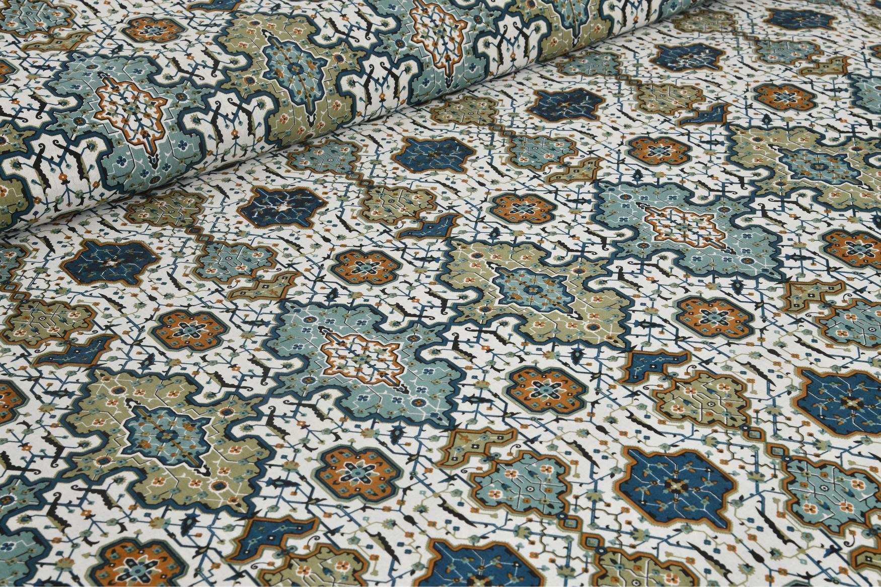 Jaipur-Inspired King Size Bedsheet – Hand Block Print | 100% Cotton Bedsheet NAKSHATRA02-BROWN-D-_4