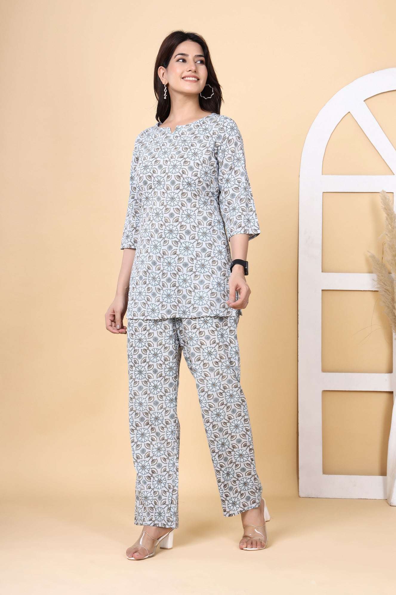 Srishti Textile High-Quality Printed Cotton Wear Set Cord Set high-quality-printed-cotton-wear-women-s-blue-printed-set-6-_10