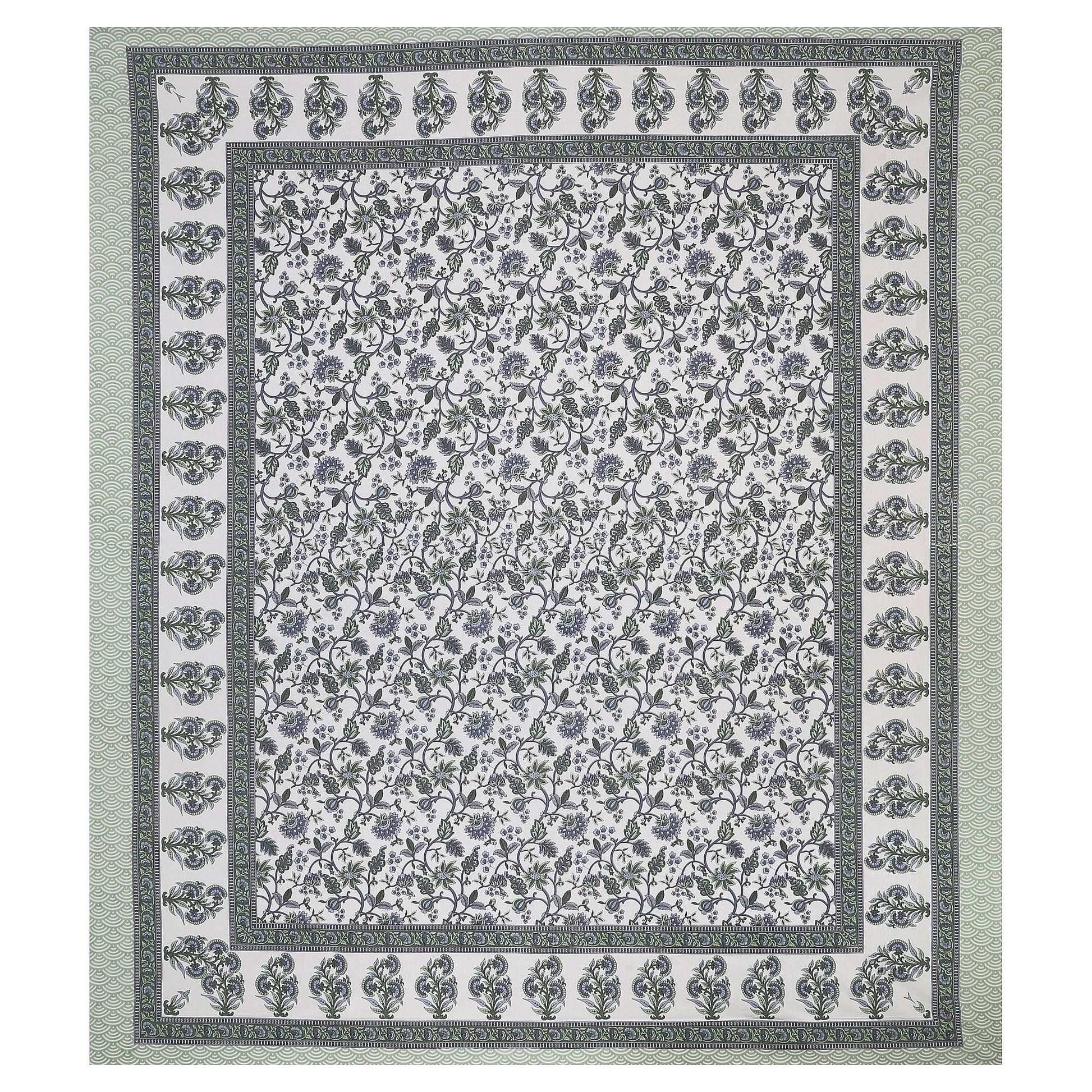 Srishti Textile Jaipuri Boota Design King Size Bedsheet KING SIZE BEDSHEET jaipuri-bootas-design-bedsheet-floral-pattern-_3