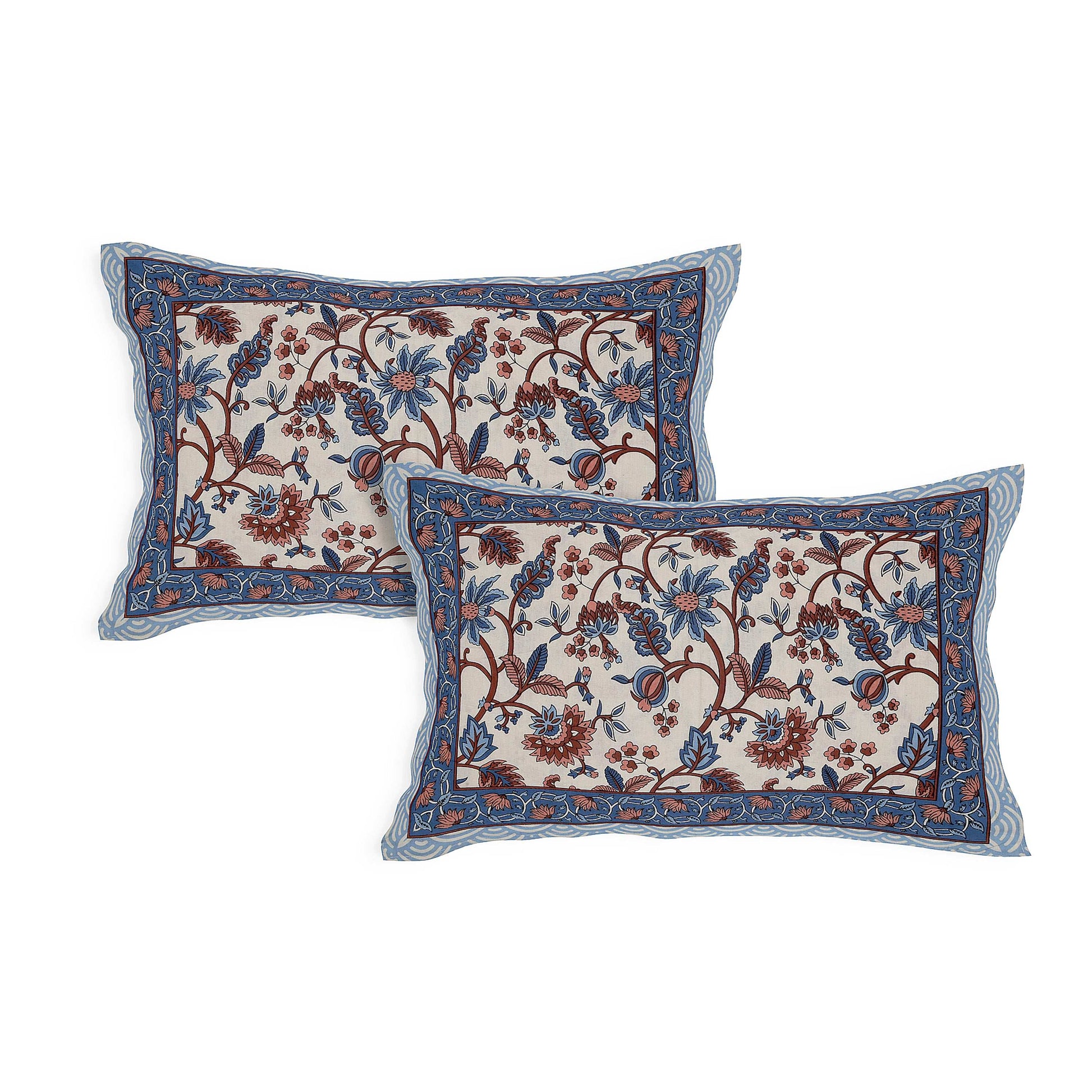 Srishti Textile King Size Floral Design Bedsheet KING SIZE BEDSHEET king-size-floral-design-bedsheet-pillowcase-set-_4