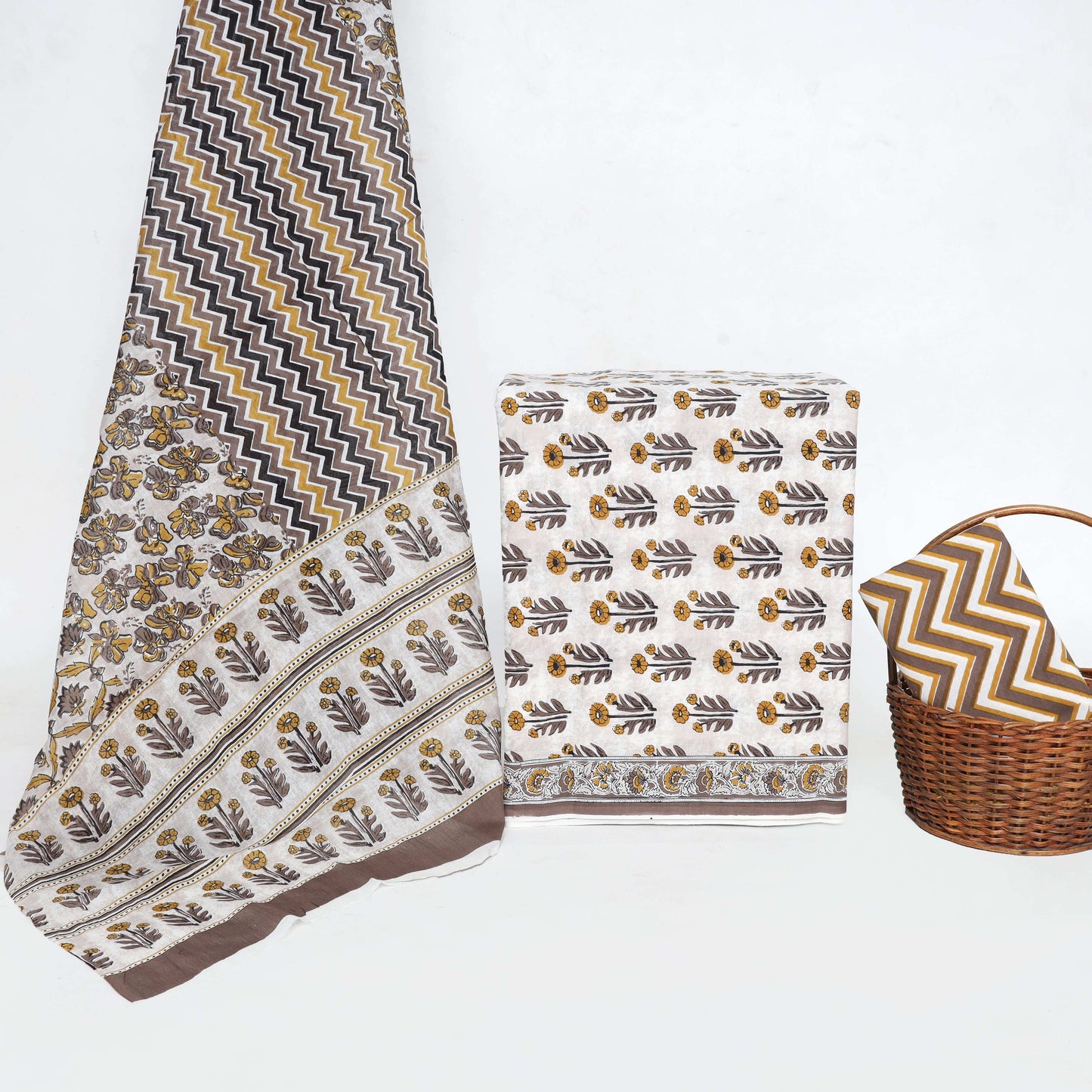 Srishti Textile Multicolor Cotton Dress Material Set Unstiched cotton Suit Dress Material multicolor-cotton-dress-material-patterned-fabric-kit-_1