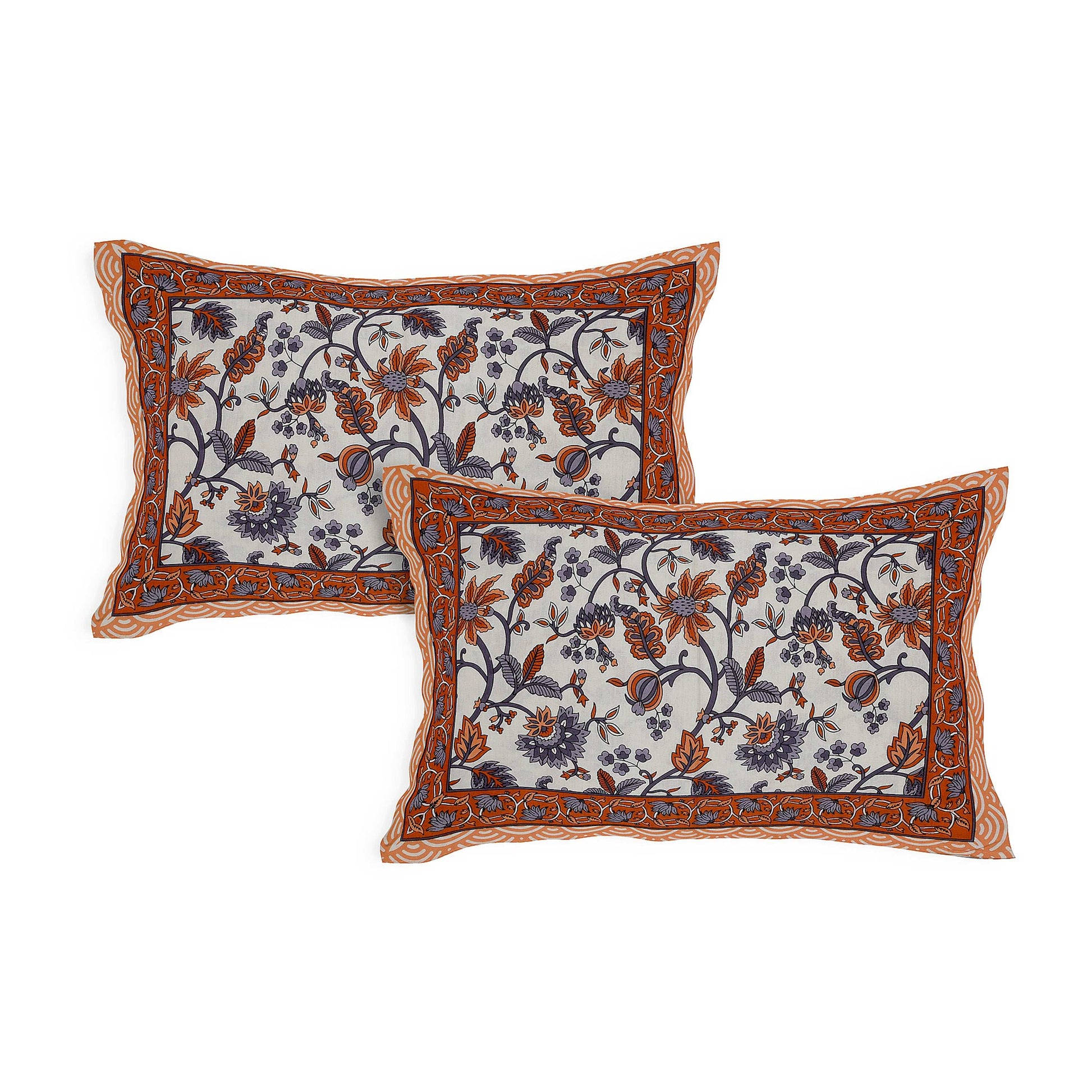 Srishti Textile Premium Cotton Bedsheet Jaipuri Design KING SIZE BEDSHEET premium-cotton-bedsheet-jaipuri-design-pillowcases-set-_4