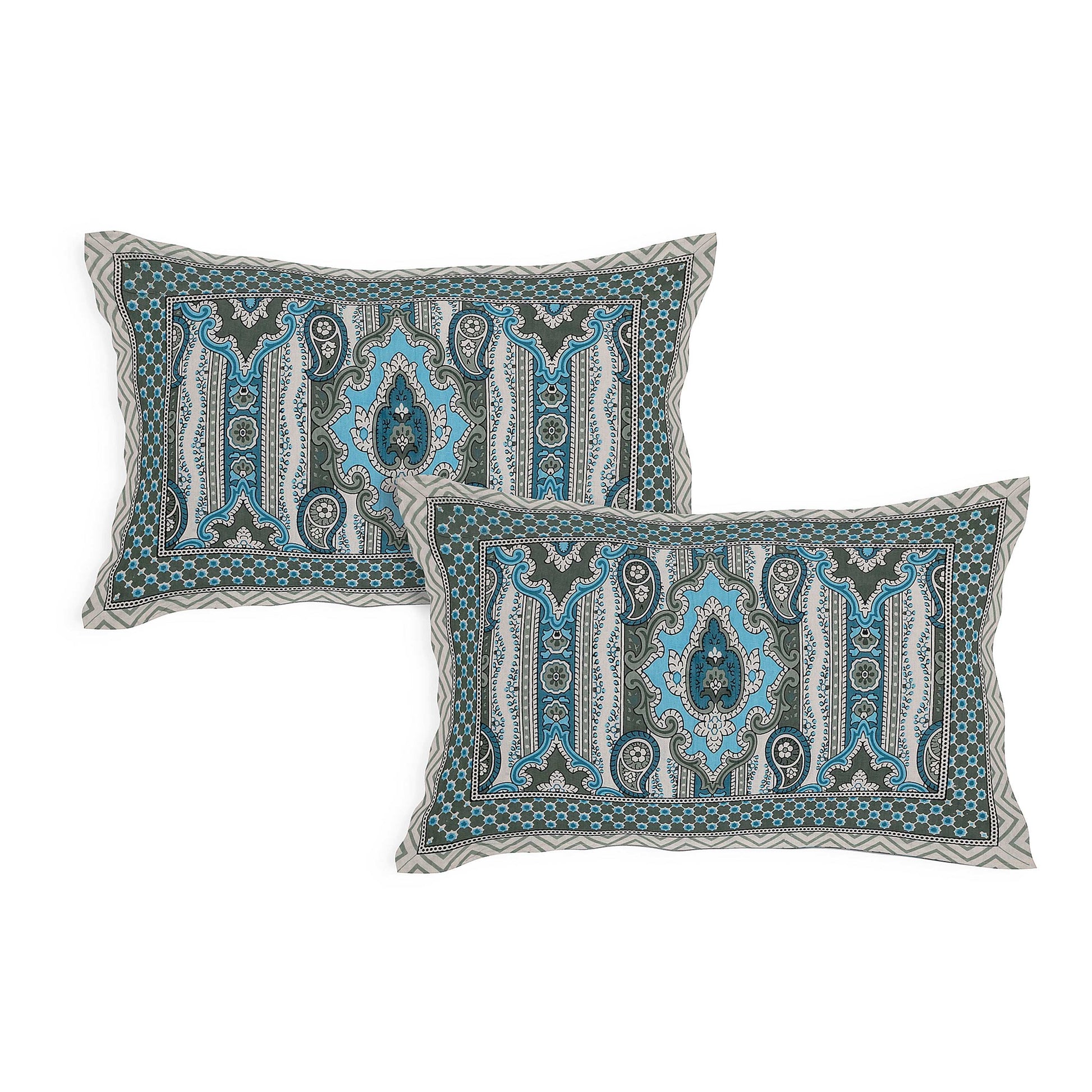 Srishti Textile Designer Bedsheet for King Size Beds KING SIZE BEDSHEET srishti-textile-designer-bedsheet-pillowcases-patterned-_4