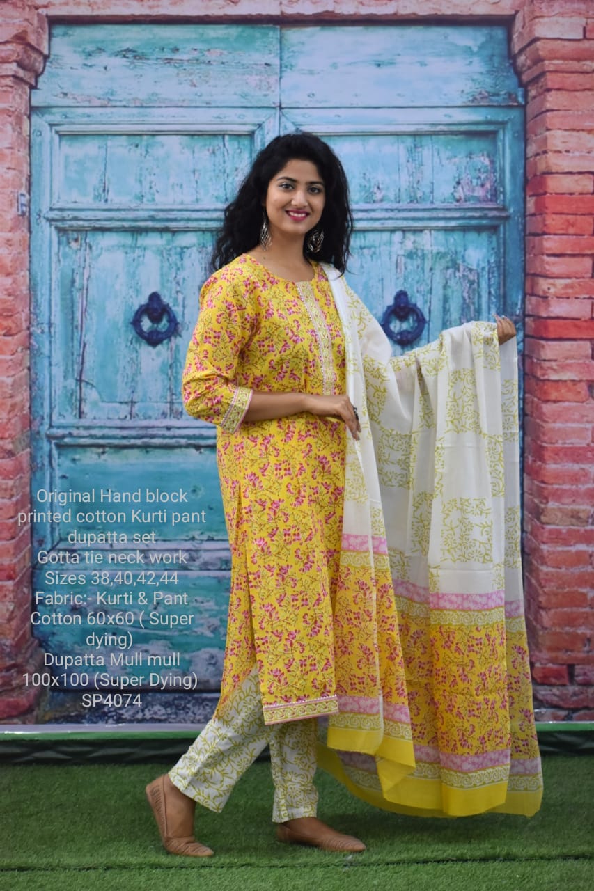 Buy Jaipur Kurti Blue Embroidered Kurta Palazzo Set for Women's Online @  Tata CLiQ