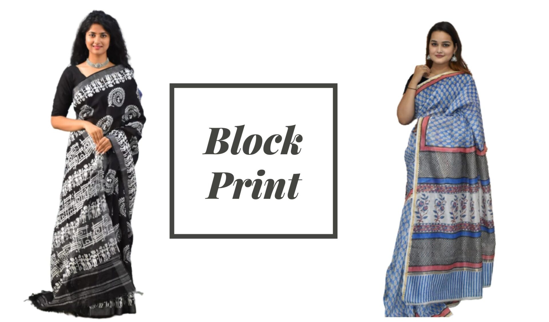 Hand Block Print Sarees Manufacturer