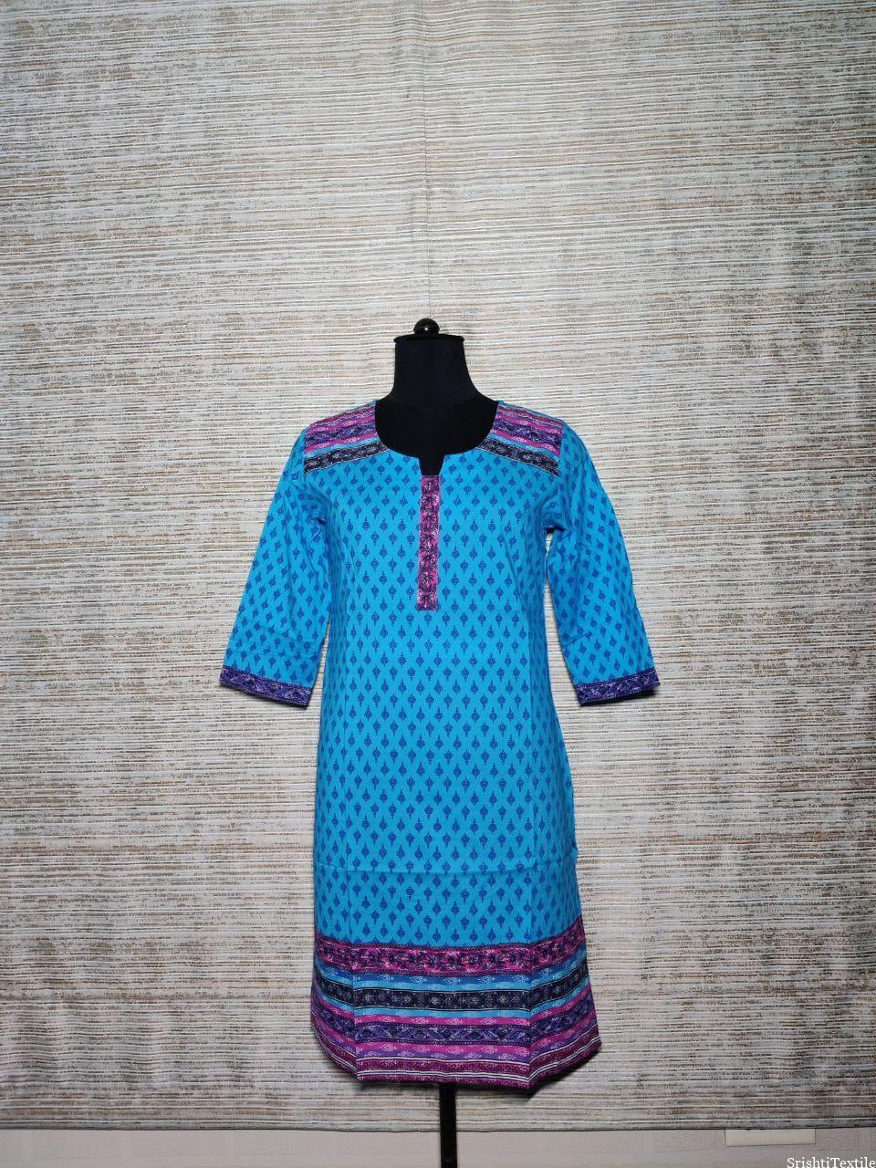 Straight Plain Cotton Kurti at Rs 250/piece in Palwal | ID: 16870549333