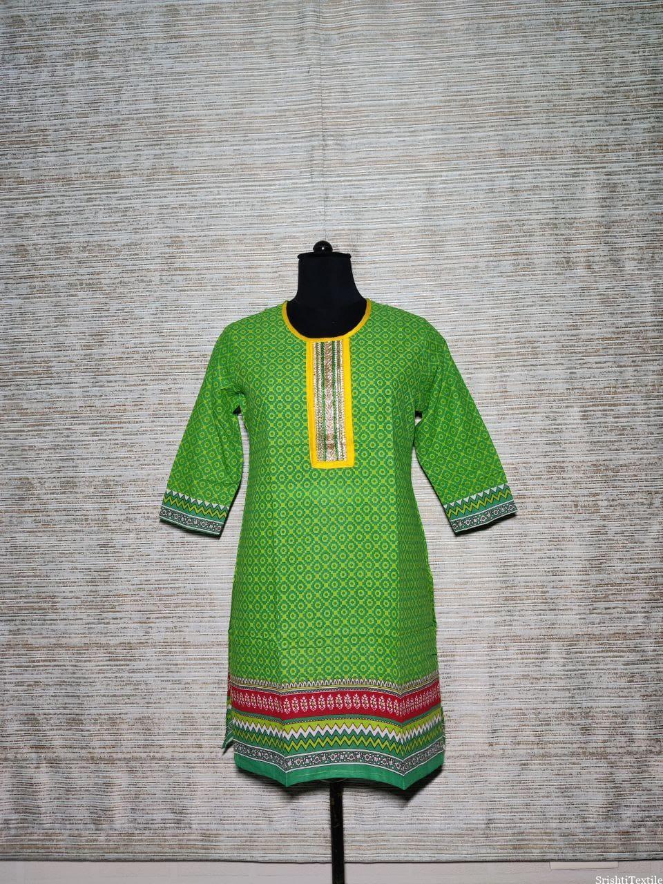 Straight Regular Wear Side Cut Kurti, Size: S.M.L.Xl.Xxl.3xl at Rs 250 in  Surat
