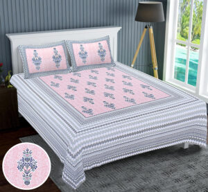 Enchanting Oyster Pink King Bedspread